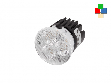 LED Spot Multicolor 12Vdc RGB-WW 617lm, 16,8W 