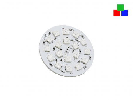 LED Platine RGB gem. Plus für Deckeneinbau 24Vdc unvergossen 