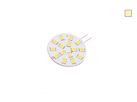 G4 LED dimmbar mit 15 LEDs 12Vdc warmweiß 