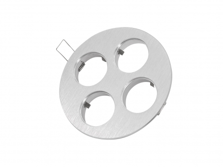 4-fach Einbaurahmen rund für Cursa 2.5W -Aluminium- 