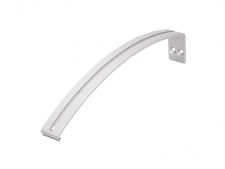 Wandarm L für LED Aluminium Rund-Profil, Aluminium 