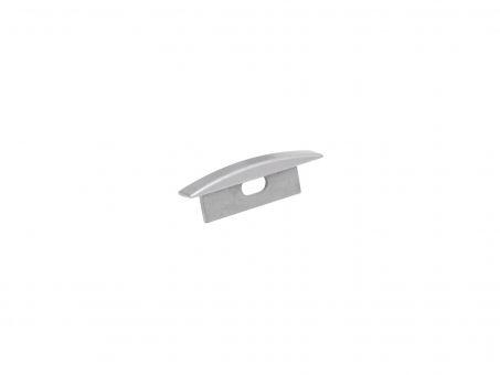 Endkappe LED Alu T-Profil Slim 7mm mit Loch Alu 