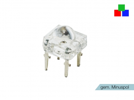 LED Superflux RGB 4-Pin gemeinsamer Minuspol 