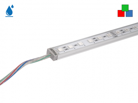 0,5m LED Leiste RGB GEMEIN. - 24Vdc 8W 165lm 36LEDs IP65 