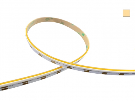 5m LED COB Stripe warmweiß Comf 12Vdc 10W/m 720lm/m Sideview 