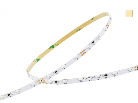 1m LED Stripe warmweiß 12Vdc 6,6W/m 500lm/m 60LEDs/m 1C Sideview 