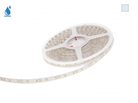 LED Stripe kaltweiß 24Vdc 9,6W/m 720 lm/m 120LEDs/m IP67 5,0m 