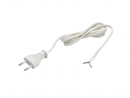 Zuleitung 230Vac 2-adrig EURO Stecker für LED-Netzteile weiß 