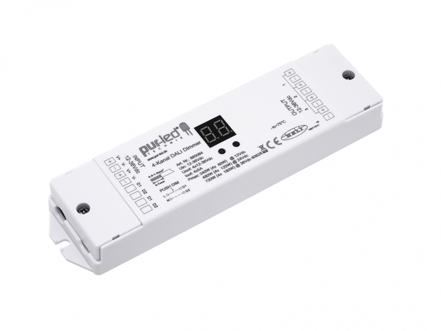 LED Dimmer DALI RGB(W) 12-36Vdc 4x5A kaufen | PUR-LED