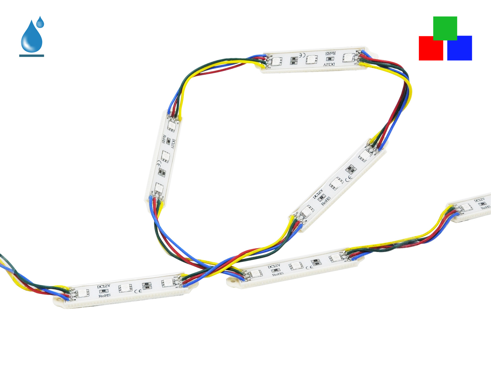 PURPL LED Modul 6000K Kaltweiß 3x5630 SMD 12V [50 Stück]