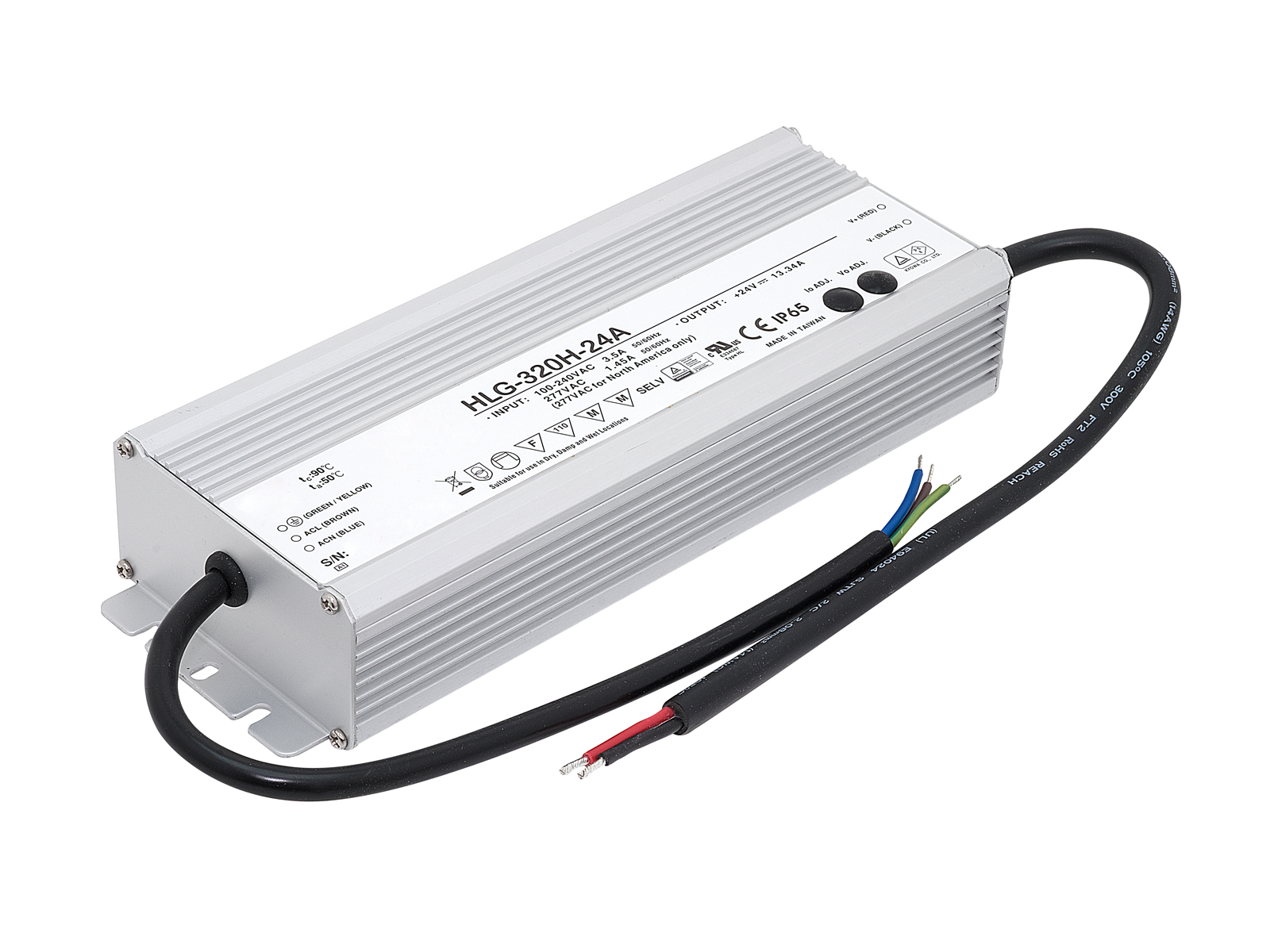 LED-Netzteil 24Vdc 320W 13,3A HLG-320-24 IP65 kaufen