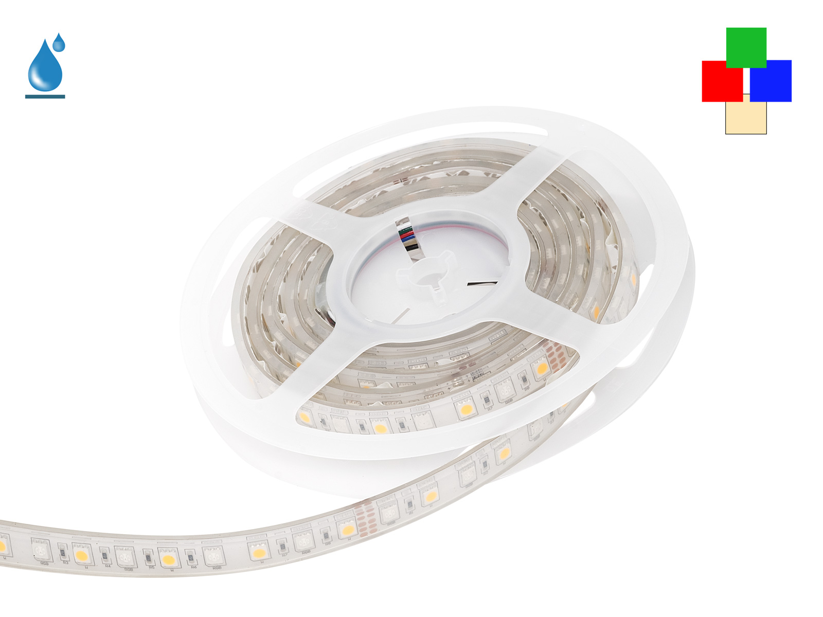 LED Stripe warmweiß 24Vdc 4,5W/m 390lm/m 60LEDs/m 1CHIP 1m kaufen | PUR-LED